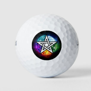 Wasserpentagramm Golfball