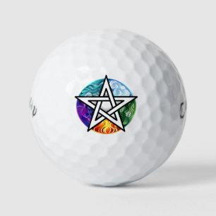 Wasserpentagramm Golfball