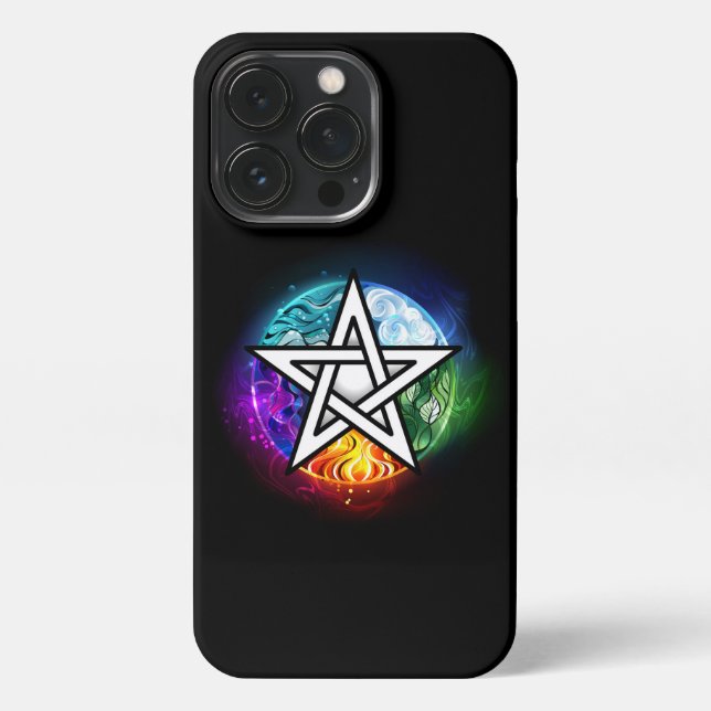 Wasserpentagramm iPhone 13 Pro Hülle (Rückseite)