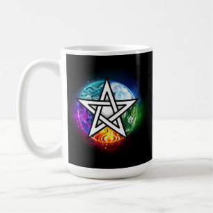 Wasserpentagramm Kaffeetasse