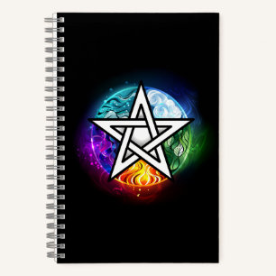 Wasserpentagramm Notizbuch