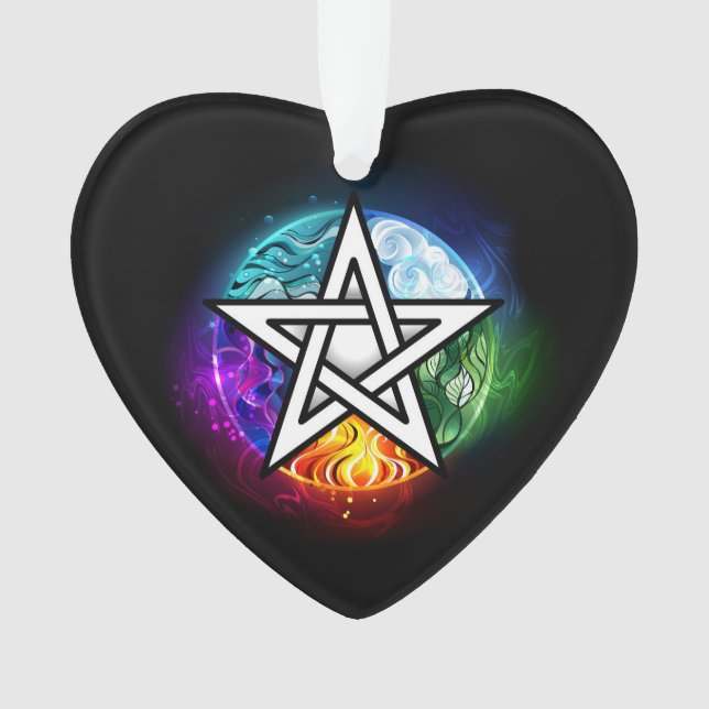 Wasserpentagramm Ornament (Vorderseite)