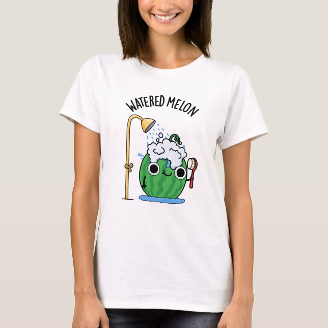 Wasserpfeifen Melon Funny Watermelon Pun T-Shirt (Vorderseite)