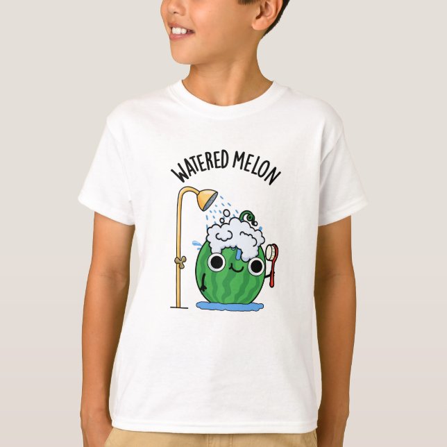 Wasserpfeifen Melon Funny Watermelon Pun T-Shirt (Vorderseite)