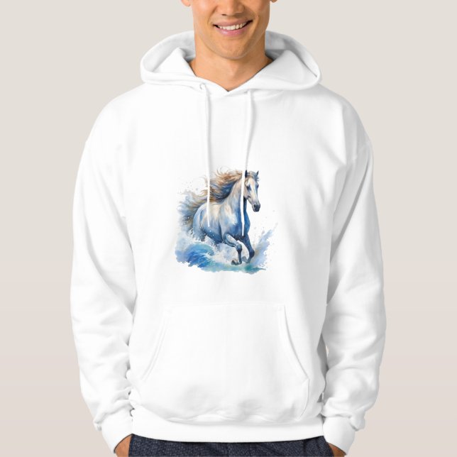 Wasserpferd Hoodie !  (Vorderseite)