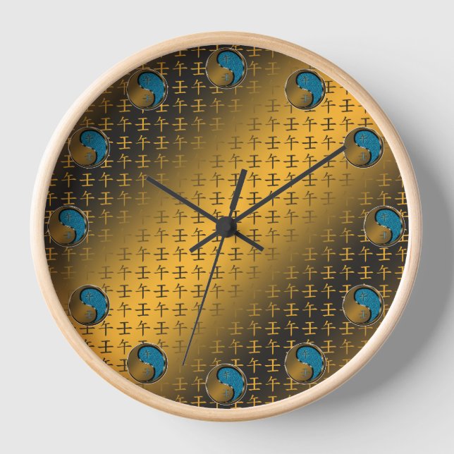 Wasserpferd Uhr (Vorderseite)