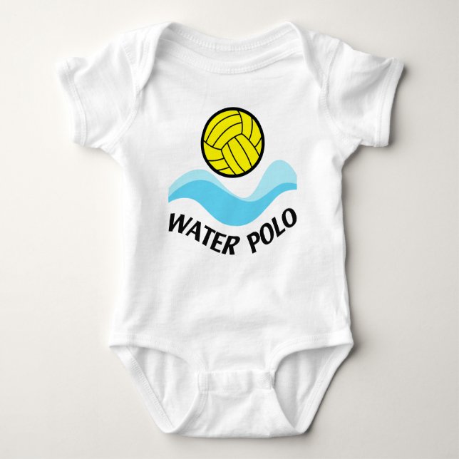 Wasserpolo Baby Strampler (Vorderseite)