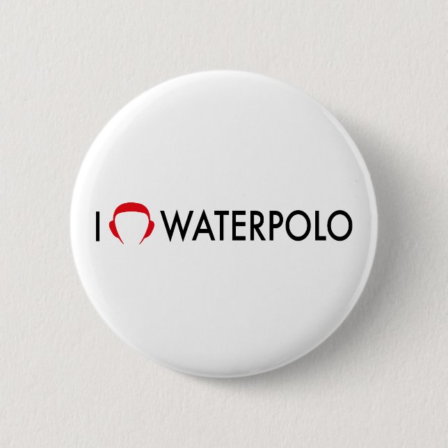 Wasserpolo Button (Vorderseite)