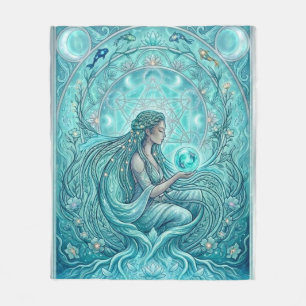 Wasserpriesterin Fleecedecke