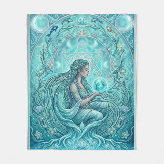 Wasserpriesterin Fleecedecke