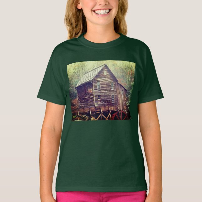 Wasserrad T-Shirt (Vorderseite)