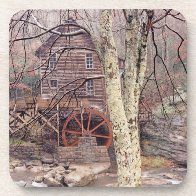 Wasserrad Untersetzer (Vorderseite)