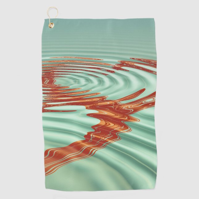 Wasserrauschen Datum Liebe Golf Destiny's Destiny' Golfhandtuch (Vorderseite)