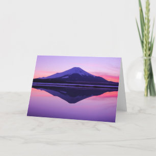 Wasserreflektionen   "Sakasa-Fuji" Karte