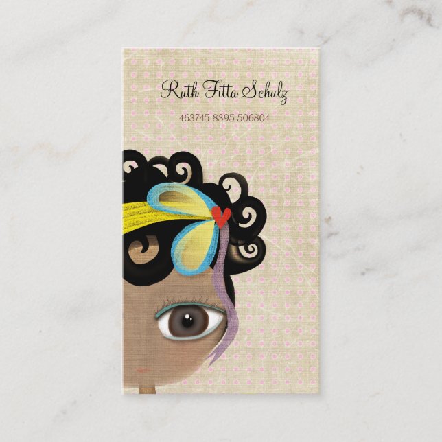 Wasserresistente Visitenkarte (Vorderseite)