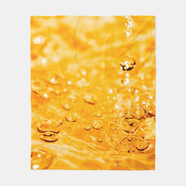 Wasserrippeln flüssige saubere Oberfläche Fleecedecke (Vorderseite)