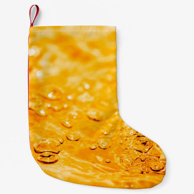 Wasserrippeln flüssige saubere Oberfläche Kleiner Weihnachtsstrumpf (Vorderseite)