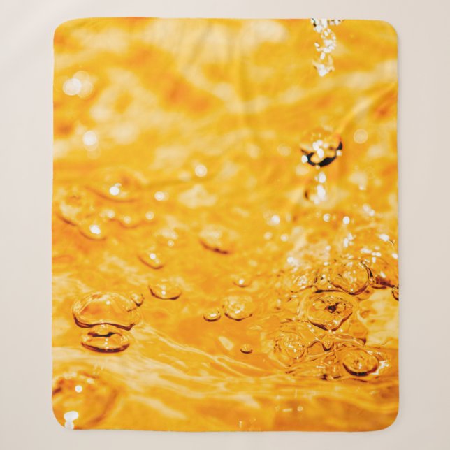 Wasserrippeln flüssige saubere Oberfläche Sherpadecke (Vorderseite)