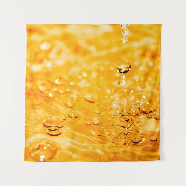 Wasserrippeln flüssige saubere Oberfläche Wandteppich (Vorderseite)