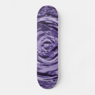 Wasserriss Lila Skateboard