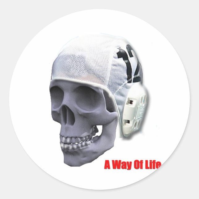 Wasserrumpf Runder Aufkleber (Vorderseite)