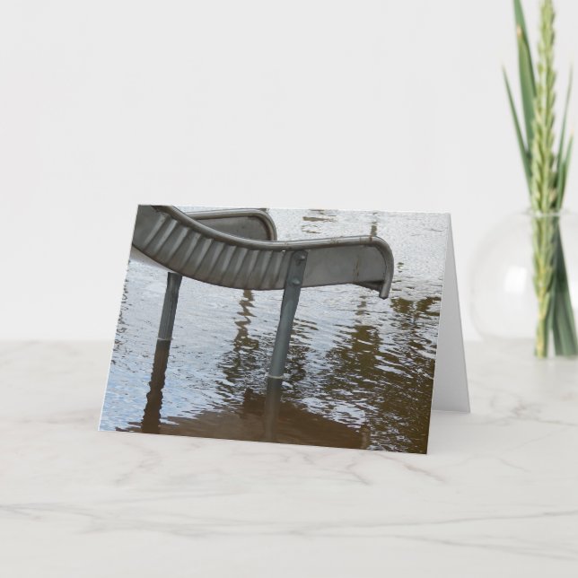 Wasserrutsche Karte (Vorderseite)