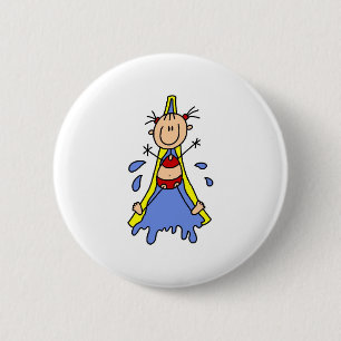 Wasserrutsche-Knopf Button