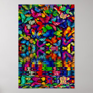 WASSERSCHALTFLÄDEN KUSTOM-DRUCK POSTER