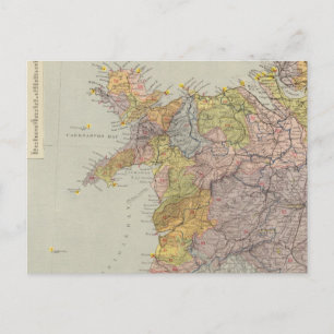 Wasserscheide England, Wales 3 Postkarte