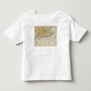 Wasserscheidekarte England, Wales 6 Kleinkind T-shirt