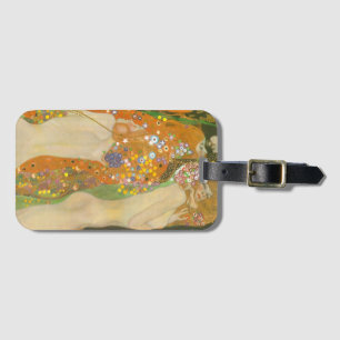 Wasserschlangen II von Gustav Klimt, Jugendstil Gepäckanhänger