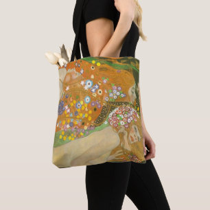 Wasserschlangen II von Gustav Klimt, Jugendstil Tasche