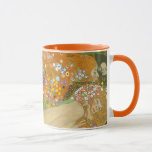 Wasserschlangen II von Gustav Klimt, Jugendstil Tasse