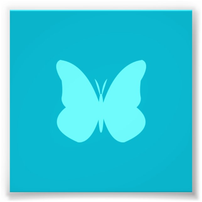 Wasserschmetterling Fotodruck (Vorne)