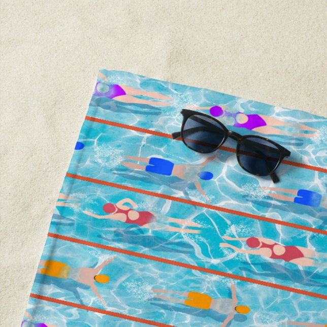 Wasserschwimmteam für die Schwimmhalle Strandtuch (Beispiel)
