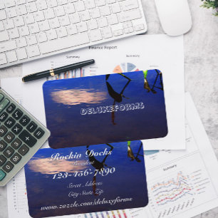 WasserSilhouette-Wolke Visitenkarte