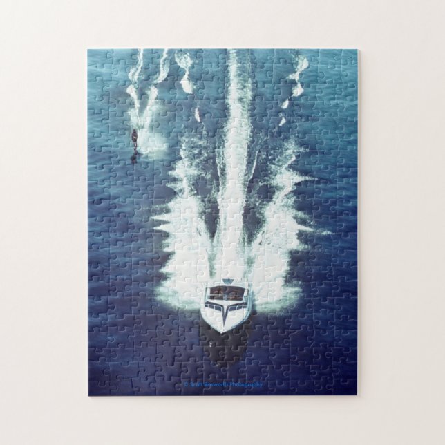 Wasserski auf dem Connecticut River (Vertikal)