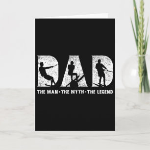 Wasserski-Daddy Der Mann Der Mythos Die Legende Va Karte