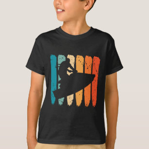 Wasserski fahren Retro-Wasserfahrzeug Jet Skier Je T-Shirt