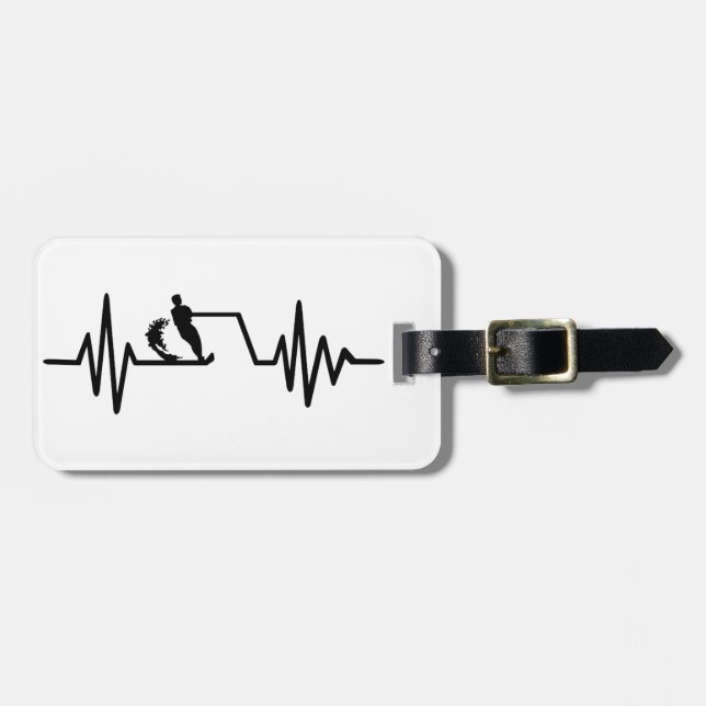 Wasserski-Frequenz Gepäckanhänger (Vorderseite horizontal)