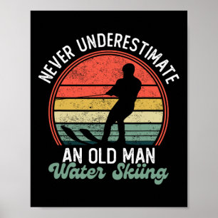 Wasserski Jet Ski Wasserskiliebhaber Sommer Sport  Poster