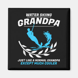 Wasserski-Opa Männer Extremsport Ski-Seil  Magnet