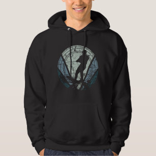 Wasserski-Retro Hoodie