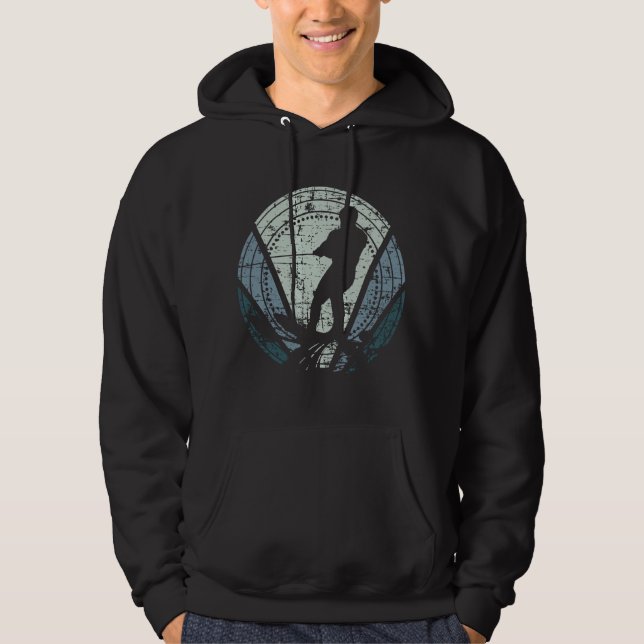 Wasserski-Retro Hoodie (Vorderseite)