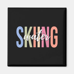 Wasserski Skifahrer Wasserski Wassersport Magnet