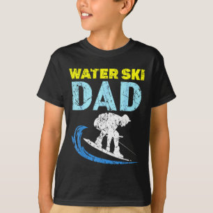 Wasserski-Vater Wasserski fahrender Daddy je Vater T-Shirt