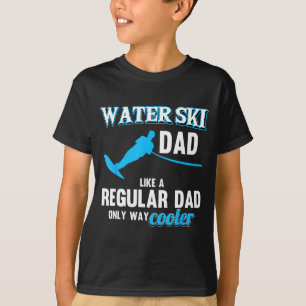 Wasserski-Vater wie ein normaler Vater Strandathle T-Shirt
