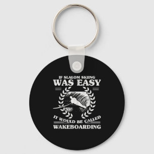 Wasserski Wakeboarding Retro Slalom Skifahren War Schlüsselanhänger