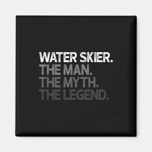 Wasserskifahrer Skifahren Der Mann Mythos Legende  Magnet