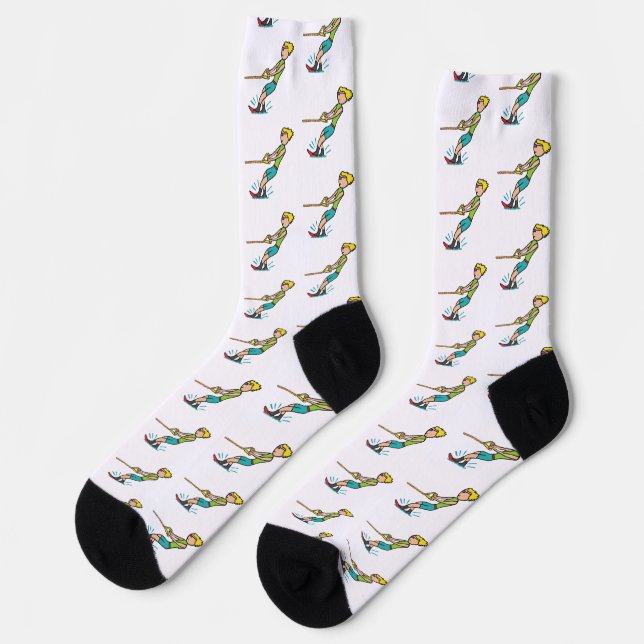 Wasserskilauf Socken (Linkes Detail)